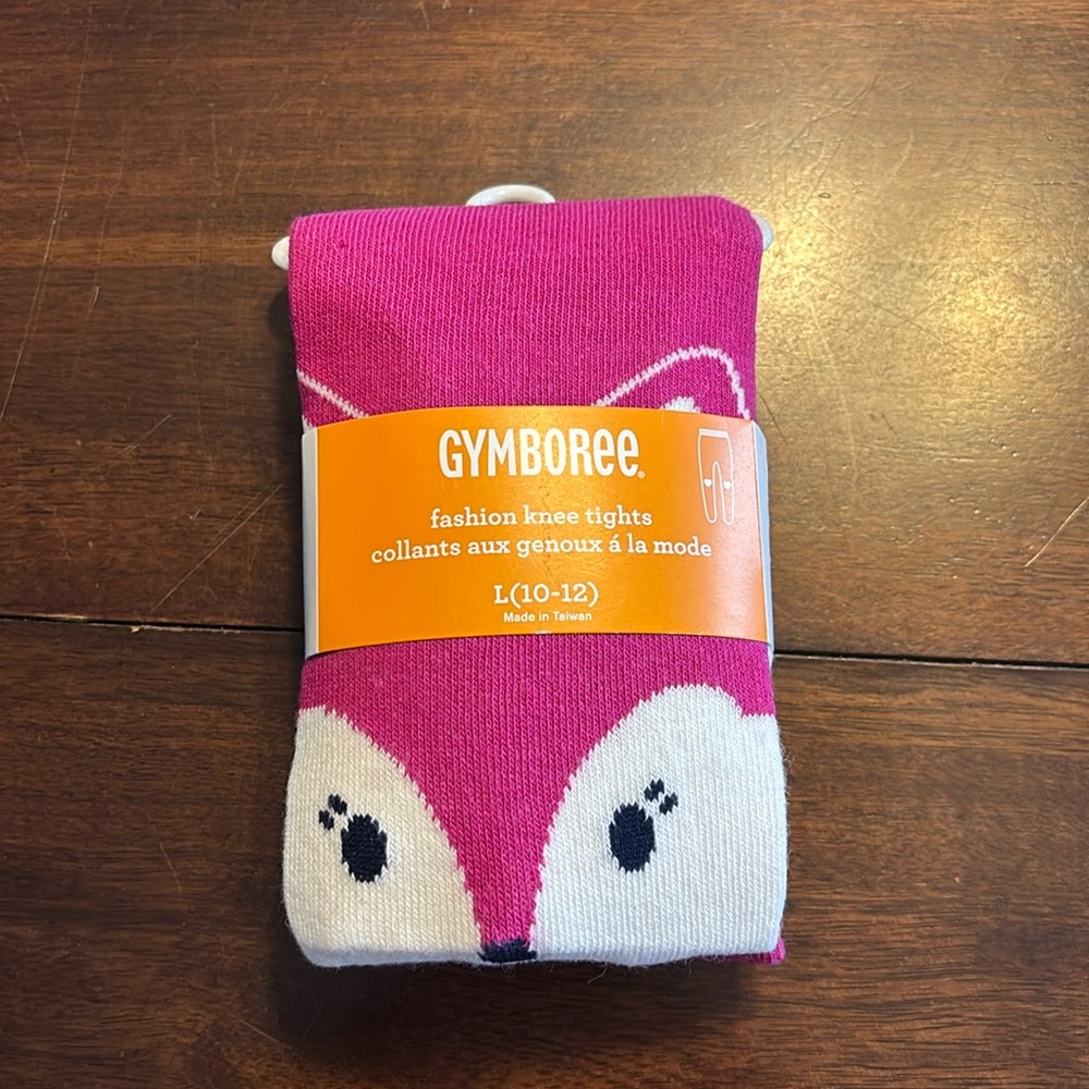 NWT Gymboree girls tights Fox Woodland Wonder 10/12